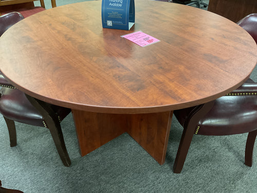 R77 48” Cherry Round Used Table $199.98 - 1 only