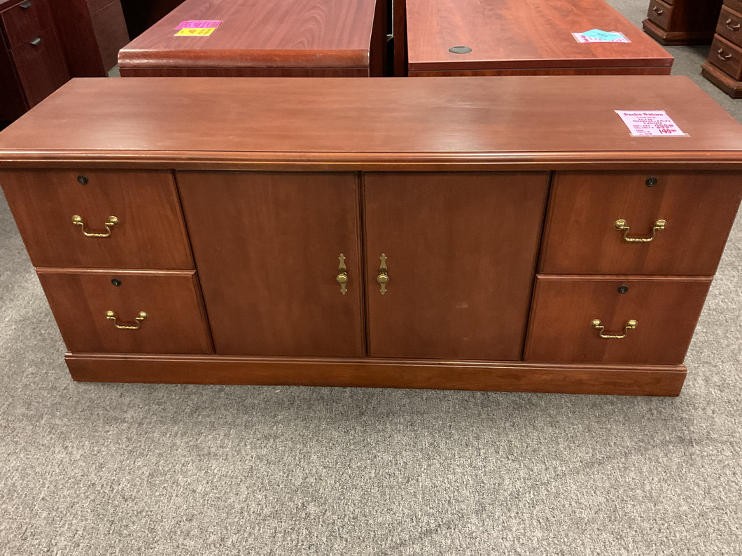 R408 20”x 66” Cherry Used Storage Credenza $149.98 - 1 Only