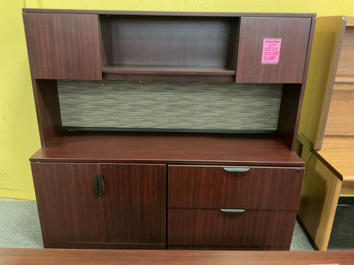 R172 22”x 71” Mahogany Lam Used Storage Credenza $349.98 - 1 Only