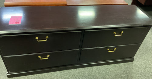 R707 19”x 72” 4 Drawer Espresso Used Lateral Credenza $199.98 - 1 Only