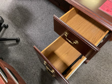 Load image into Gallery viewer, R2201 21”x 71” Mahogany Used Credenza Desk w/1 File $99.98 - 1 Only