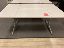 Load image into Gallery viewer, R1953 42”x 72” White Lam Used Table w/Media Power Access $299.98