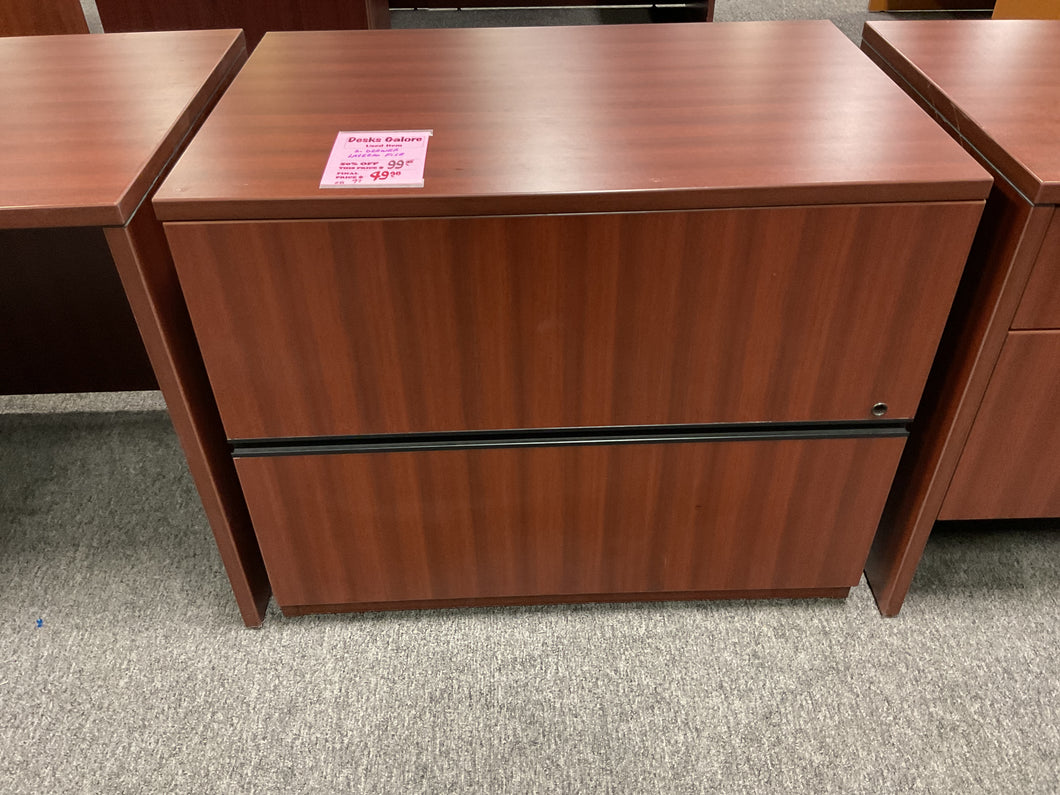 R97 Cherry Lam 2 Drawer Used Lateral File $49.98 - 1 Only