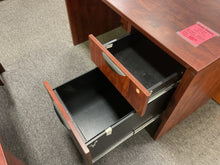 Load image into Gallery viewer, R1606 24”x 48” Cherry Lam Used Desk w/1 File $199.98 - 1 Only