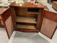 Load image into Gallery viewer, R1540 21”x 35” Cherry Antique Used Storage Cabinet $199.98 - 1 Only