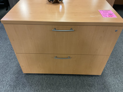 R96 24”x 36” Pine Lam 2 Drawer Used Lateral File $249.98 - 1 Only
