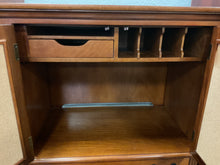 Load image into Gallery viewer, R7002 30”x 60” Cherry Computer Used Desk Armoire $199.98 - 1 Only