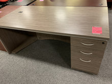 Load image into Gallery viewer, R9990 36”x 72” Gray Lam Exterior Used Desk w/1 File $249.98 - 1 Only