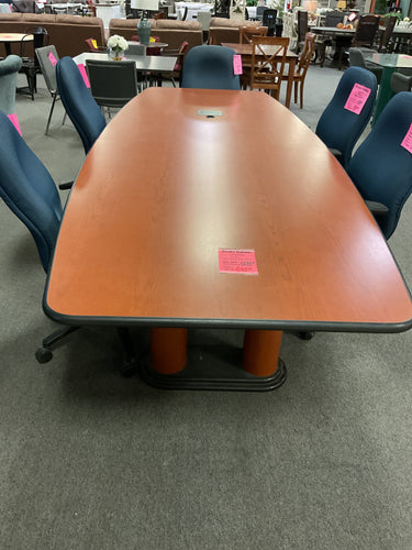 R96 10’ Cherry Lam Boat Shaped Used Table $649.98 - 1 Only