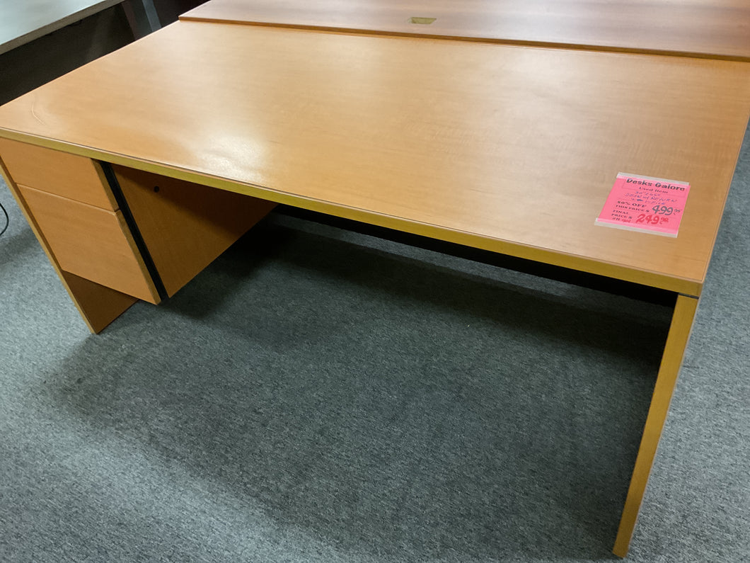 R901 30”x 66” Pine Lam Used Desk w/1 File $249.98 - 1 Only