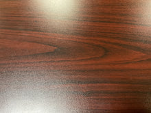 Load image into Gallery viewer, 8888/8881 71” Mahogany Laminate L-Shaped Pwr Adj Desk $849.95