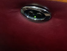 Load image into Gallery viewer, R1777 Burgandy Leather Power Used Recliner $449.98 - 1 Only
