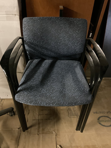 R21 Blue/Black Stackable Used Chair $39.98