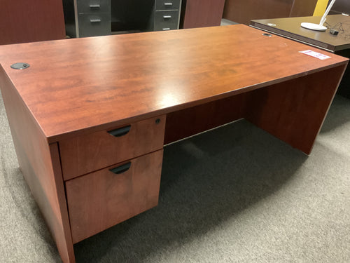 R921 36”x 71” Cherry Lam. Used Desk w/1 File $199.98 - 1 Only