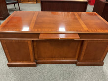 Load image into Gallery viewer, R1920 36”x 72” Cherry Executive Used Desk w/2 Files $699.98 - 1 Only