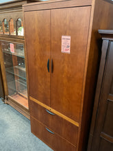 Load image into Gallery viewer, R7011 36”x 76” Cherry Used Later file/Storage Cabinet $299.98 - 1 Only
