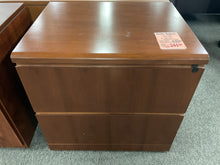 Load image into Gallery viewer, R4467 24”x 30” Cherry 2 Drawer Used Lateral File $249.98 - 1 Only
