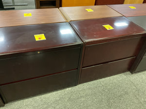 R24 2 Drawer Mahogany Used Lateral file $80.00