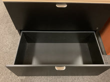 Load image into Gallery viewer, R9917 24”x 36” Black/Maple 2 Drawer Legal Used Lateral File $149.98