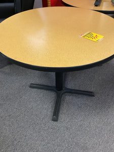 R903 36" Round Yellow Used Table $99.98