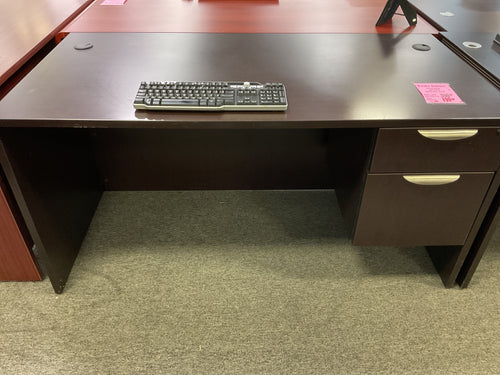 R68 30”x 60” Espresso Lam Used Desk w/1 File $199.98