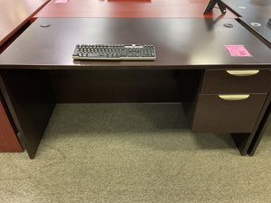R68 30”x 60” Espresso Lam Used Desk w/1 File $199.98