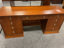 Load image into Gallery viewer, R9704 24”x 72” Hooker Cherry Used Credenza Desk w/2 Storage $249.98 - 1 Only
