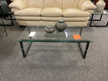 Load image into Gallery viewer, Used 3Pc Glass/Metal Cocktail and 2 End Tables $299.98