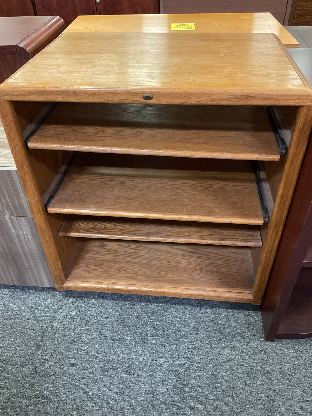 R40 Oak Printer Stand Used Storage $60.00 - 1 Only