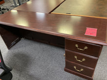 Load image into Gallery viewer, R2201 21”x 71” Mahogany Used Credenza Desk w/1 File $99.98 - 1 Only