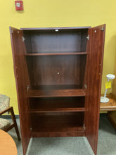 Load image into Gallery viewer, R701 36”x 62” Cherry Lam 2 Door Used Storage Cabinet $349.98