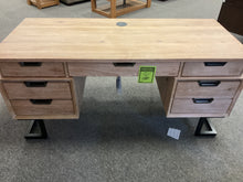 Load image into Gallery viewer, 8137 66” Khaki Executive Desk $1199.95