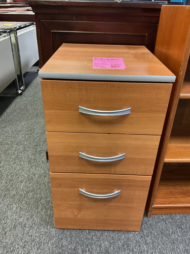 R904 16”x 20” Walnut 3 Drawer Used File $99.98 - 1 Only