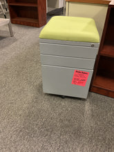 Load image into Gallery viewer, R38 Gray 3 Drawer Rolling Used File w/Green Pading $59.98 - 1 Only