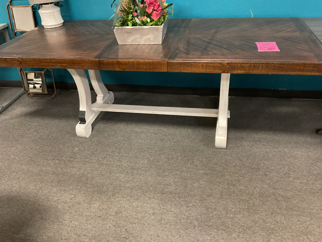 8387 36”x 86” 2 Tone Dining Used Table $488.00 - 1 Only!