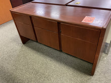 Load image into Gallery viewer, R8802 19”x 58” 6 Drawer Mahogany Used Storage Credenza $75.00 - 1 Only