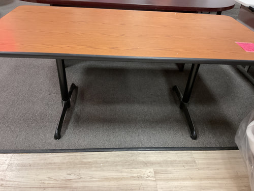 R7701 36”x 71”  Oak Lam Used Table $49.98 - 1 Only