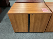 Load image into Gallery viewer, R9912 24”x 36” Oak Lam 2 Door Used Storage Cabinet $199.98