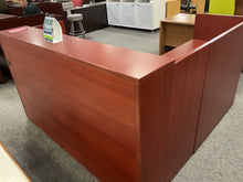 Load image into Gallery viewer, R441 71” Cherry Lam Reception Used Desk w/2 Files $649.98 - 1 Only