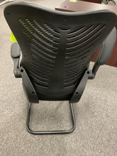 Load image into Gallery viewer, 4317 Mesh Back/Fabric Seat Sleigh Guest Chair $189.95