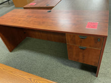 Load image into Gallery viewer, R3003 24”x 71” Cherry Lam Used Credenza Desk w/1 File $249.98 - 1 Only
