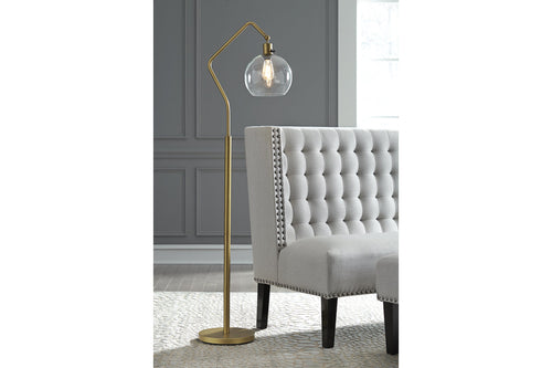 8223 Brass Finish Floor Lamp $79.95