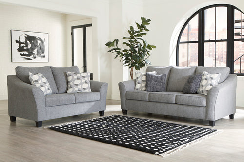 8240-8241 2PC Mathonia Upholstered Sofa and Loveseat $849.95