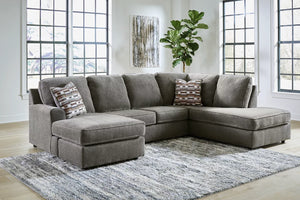 #8236/8237 2 PC Charcoal Chaise Sectional $999.95
