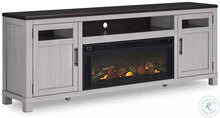 Load image into Gallery viewer, 8277/8639 Darborn 88" Two Tone TV Console w/Fireplace $1,199.95