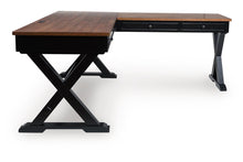 Load image into Gallery viewer, 8797/8798 Black 2 Tone L-Shape Desk $699.95