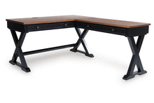 Load image into Gallery viewer, 8797/8798 Black 2 Tone L-Shape Desk $699.95