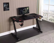 Load image into Gallery viewer, #7778 50&quot; Bat Light up Black Gaming Desk $349.95