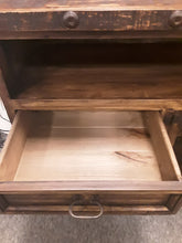 Load image into Gallery viewer, #7830 80&quot; Rustic Nail Head Tobacco TV Console $1,199.95