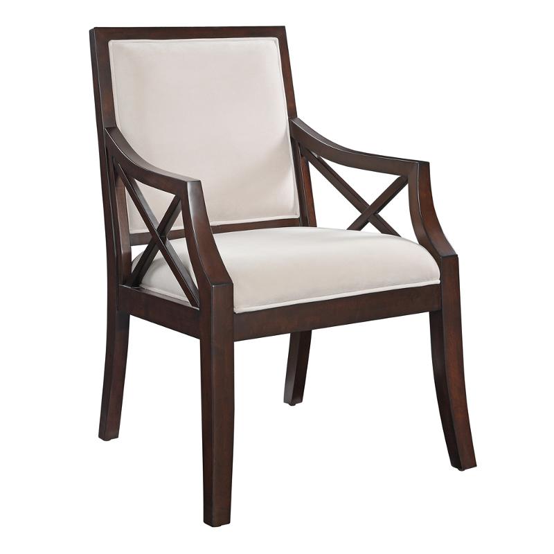 Brown Cherry Accent Chair
